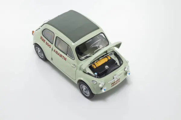 Kyosho 1:18 Fiat Nuova 500 Elaborazione Abarth Record Green Clear