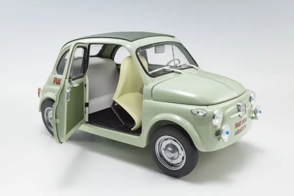 Kyosho 1:18 Fiat Nuova 500 Elaborazione Abarth Record Green Clear