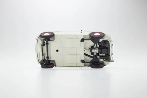 Kyosho 1:18 Fiat Nuova 500 Sport Light Gray/Red Line