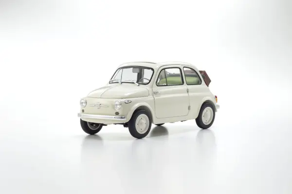 Kyosho 1:18 Fiat Nuova 500 Ivory Accessories Version