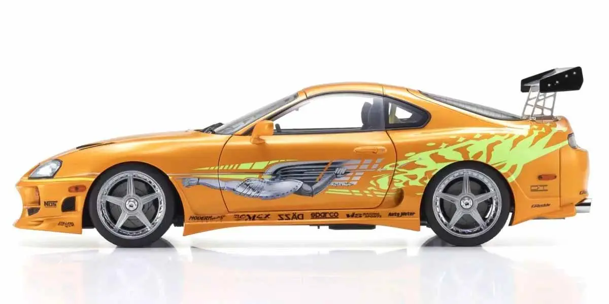 Kyosho 1:18 Toyota Supra Turbo Fast & Furious Orange Pearl – view 3