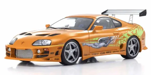Kyosho 1:18 Toyota Supra Turbo Fast & Furious Orange Pearl