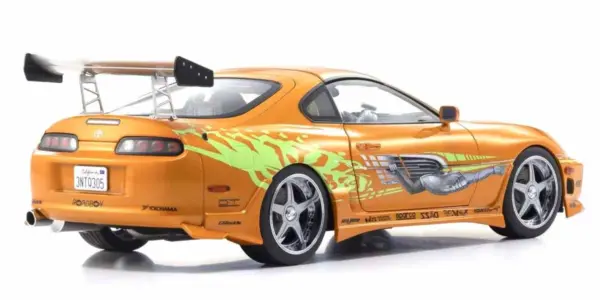 Kyosho 1:18 Toyota Supra Turbo Fast & Furious Orange Pearl