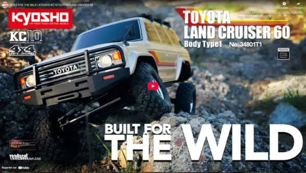 Kyosho Kc10 Toyota Land Cruiser 60 Crawler 4wd 1:10 Readyset