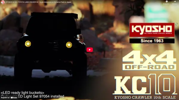 Kyosho Kc10 Toyota Land Cruiser 60 Crawler 4wd 1:10 Readyset