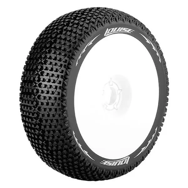 Louise Rc B-Turbo 1/8 Fr/Rr Soft Hex 17mm White