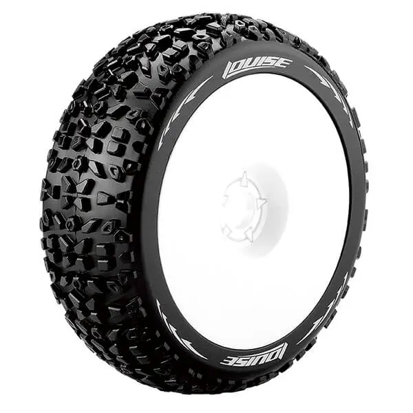 Louise Rc B-Mazinger 1/8 Fr/Rr Soft Hex 17mm White