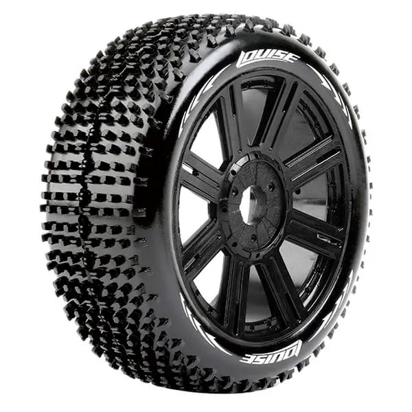 Louise Rc B-Hornet 1/8 Fr/Rr Soft Hex 17mm Spoke Black