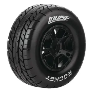 Louise Rc Sc-Rocket 1/10 Rr Soft Slash Rr , Slash 4*4 F/R Black