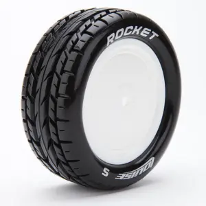 Louise Rc E-Rocket 1/10 4wd/Fr Soft Kyosho Hex 12mm White