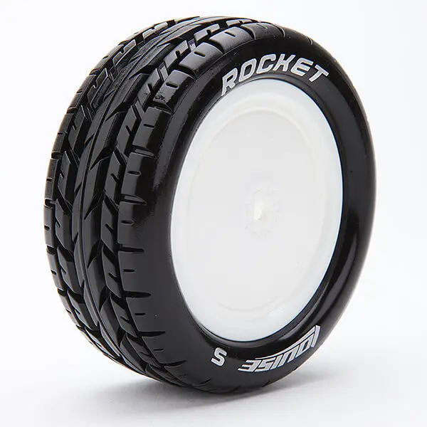 Louise Rc E-Rocket 1/10 4wd/Fr Soft Kyosho Hex 12mm White