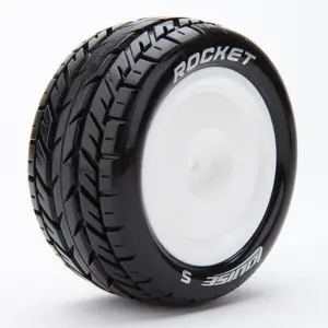 Louise Rc E-Rocket 1/10 4wd/Rr Soft Kyosho Hex 12mm White