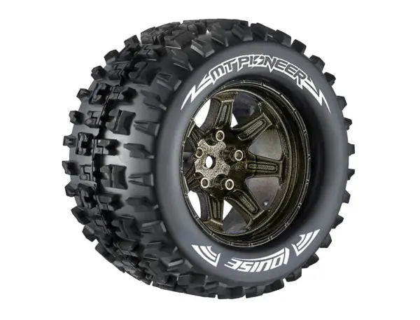 Louise Rc Mt-Pioneer 1/10 Soft Hex 14mm Black Chrome Arrma