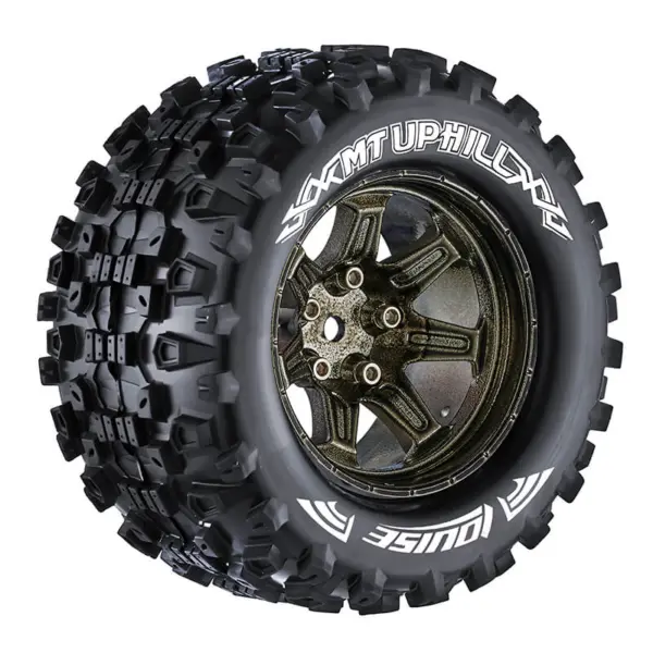 Louise Rc Mt-Uphill 1/10 Soft Hex 14mm Black Chrome Arrma G
