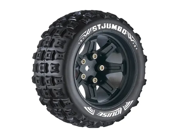 Louise Rc St-Jumbo 1/10 Soft Hex 14mm Black Arrma Granite 4