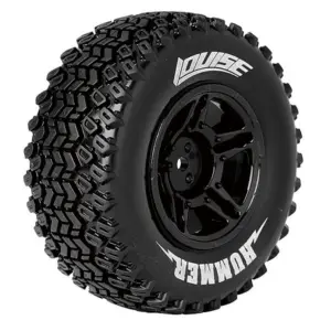 Louise Rc Sc-Hummer 1/10 Fr/Rr Soft Arrma Senton 6s Hex 17 Black