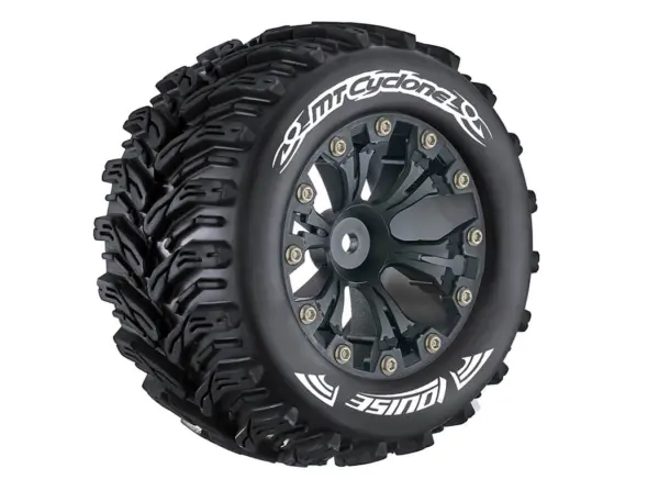 Louise Rc Mt-Cyclone 1/10 Soft 0 Offset Black Ep Stampede