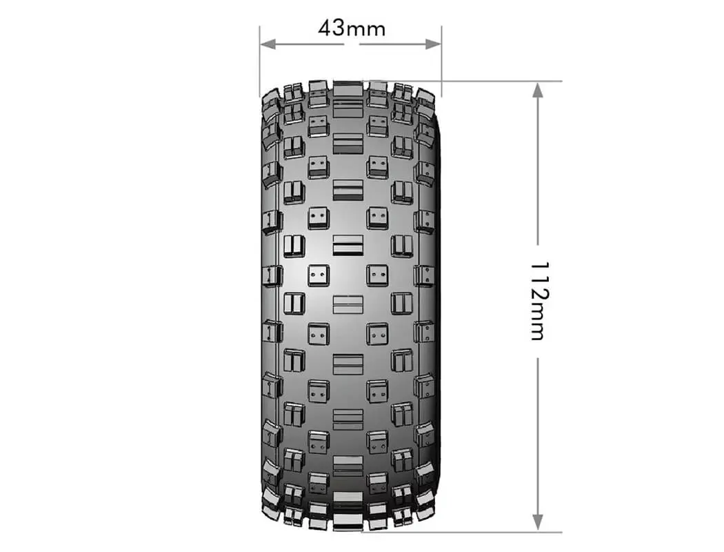 Louise Rc Sc-Rock 1/10 Fr Soft Removable Hex 12,14,17mm – view 6