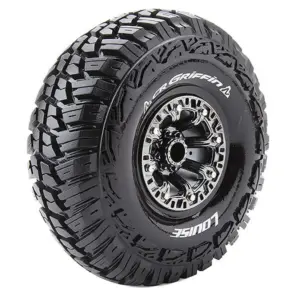 Louise Rc Cr-Griffin 1/10 2.2 Super Soft Black Chrome Hex 12mm