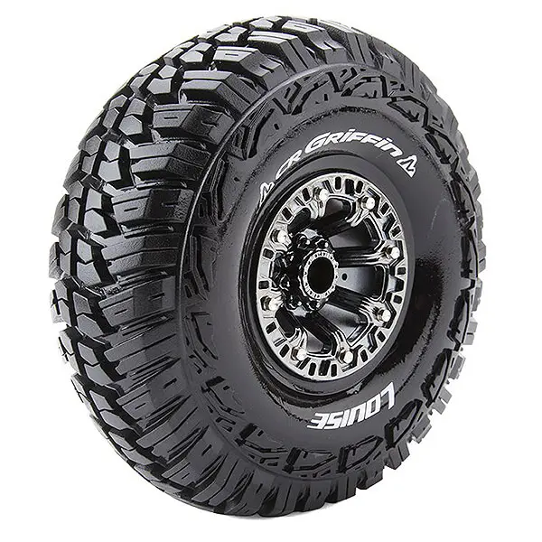 Louise Rc Cr-Griffin 1/10 2.2 Super Soft Black Chrome Hex 12mm