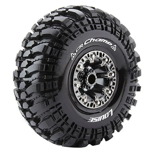 Louise Rc Cr-Champ 1/10 2.2 Super Soft Black Chrome Hex 12mm