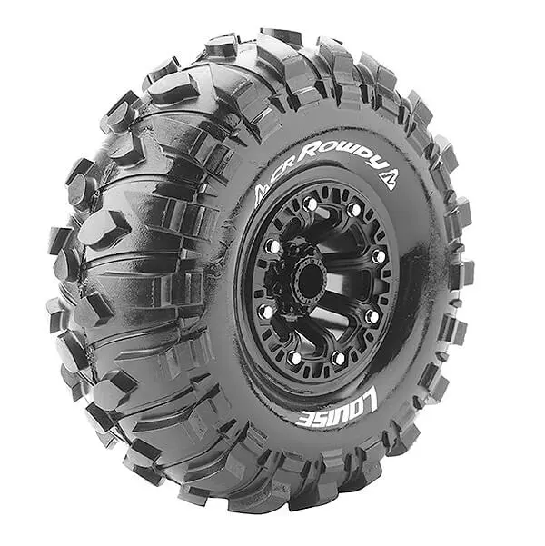 Louise Rc Cr-Rowdy 1/10 2.2 Super Soft Black Hex 12mm