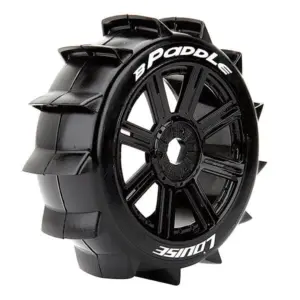 Louise Rc B-Paddle 1/8 Fr/Rr Soft Hex 17mm Spoke Black