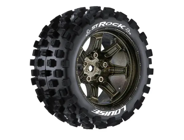 Louise Rc St-Rock 1/10 Soft H Ex 14mm Black Chrome Arrma Gra