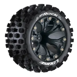 Louise Rc St-Rock 1/10 Soft 1 /2 Offset Black Gp Jato 2wd Rr
