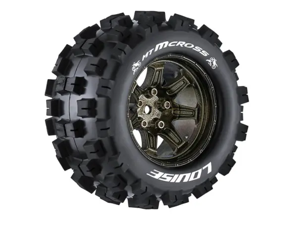 Louise Rc Mt-McRoss 1/10 Soft Hex 14mm Black Chrome Arrma G