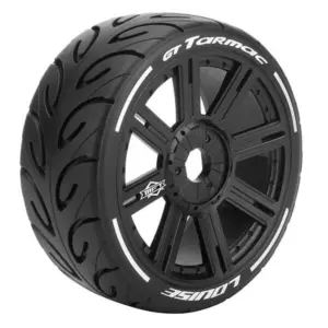 Louise Rc Gt-Tarmac 1/8 Fr/Rr Soft Hex 17mm Spoke Black