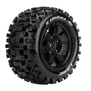 Louise Rc X-Uphill Black Mounted X-Maxx Hex 24mm