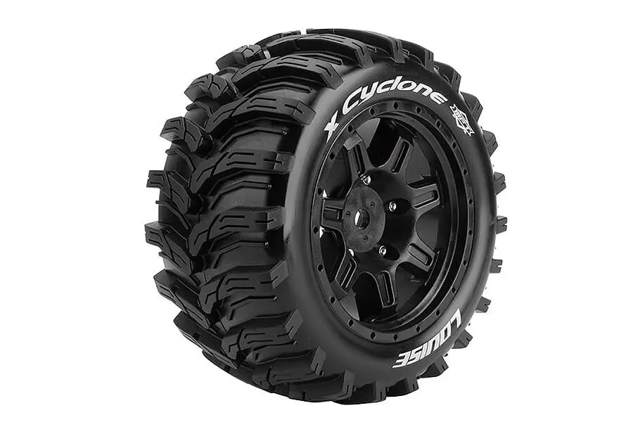 Louise Rc X-Cyclone Black Mounted Arrma Kraton 8s Hex 24mm – view 2