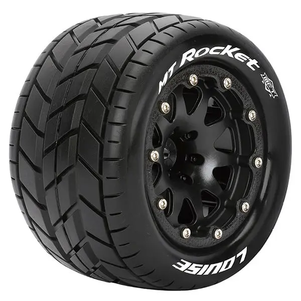 Louise Rc Mt-Rocket 1/10 Soft Bead-Lock/1/2 Offset Hex 12mm Black