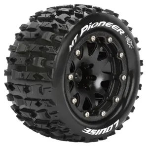 Louise Rc Mt-Pioneer 1/10 Soft Bead-Lock/0 Offset Hex 12mm Black