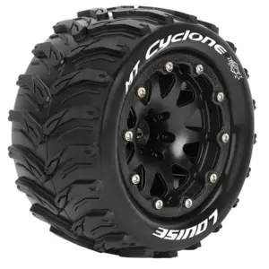 Louise Rc Mt-Cyclone 1/10 Soft Hex 14mm Black Arrma Granite Black