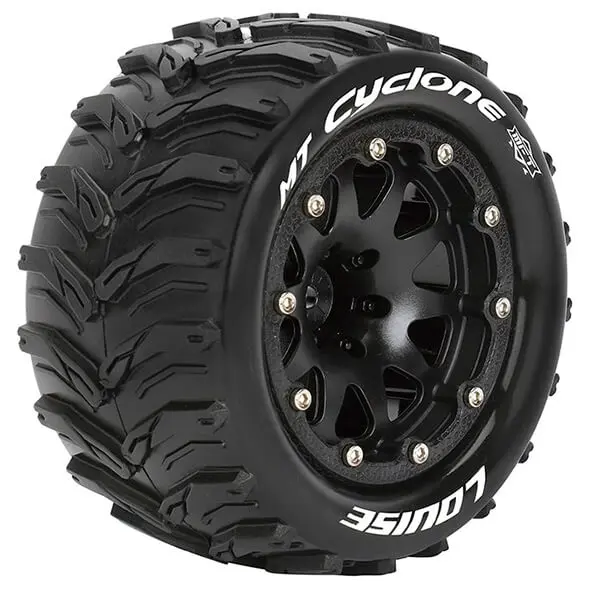 Louise Rc Mt-Cyclone 1/10 Soft Hex 14mm Black Arrma Granite Black
