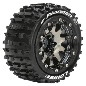 Louise Rc St-Pioneer 1/10 Soft Bead-Lock/0 Offset Hex 12mm Black Chrome