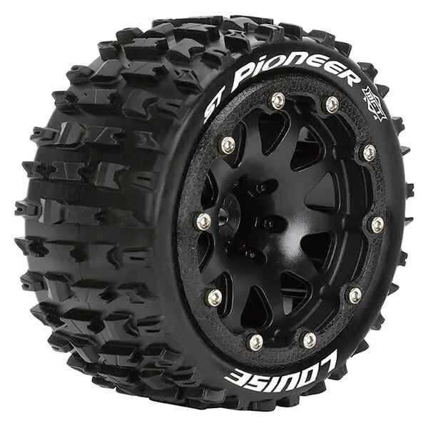Louise Rc St-Pioneer 1/10 Soft Hex 14mm Black Arrma Granite Black