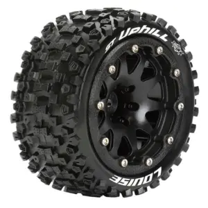 Louise Rc St-Uphill 1/10 Soft Bead-Lock/1/2 Offset Hex 12mm Black