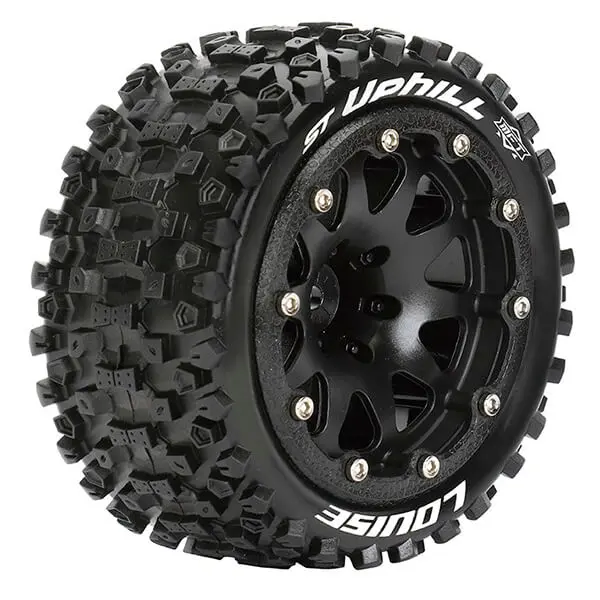 Louise Rc St-Uphill 1/10 Soft Bead-Lock/1/2 Offset Hex 12mm Black