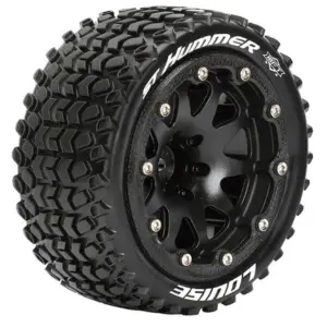 Louise Rc St-Hummer 1/10 Soft Bead-Lock/1/2 Offset Hex 12mm Black