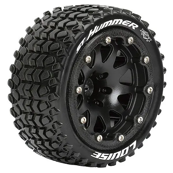 Louise Rc St-Hummer 1/10 Soft Bead-Lock/0 Offset Hex 12mm Black