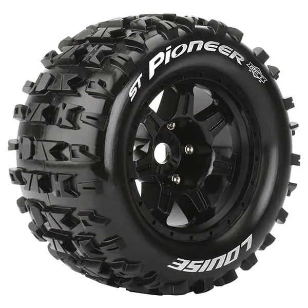 Louise Rc St-Pioneer 1/8 Sport 1/2" Offset Hex 17mm Black Chrome