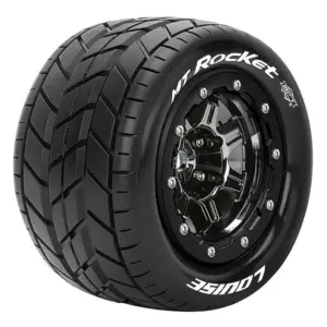 Louise Rc Mt-Rocket T-Maxx Soft 1/2" Offset Hex 17mm Black Chrome