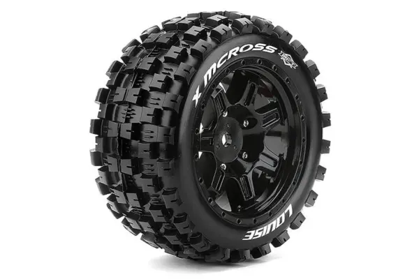 Louise Rc X-McRoss Black Arrma Kraton 8s Mounted 24mm Hex
