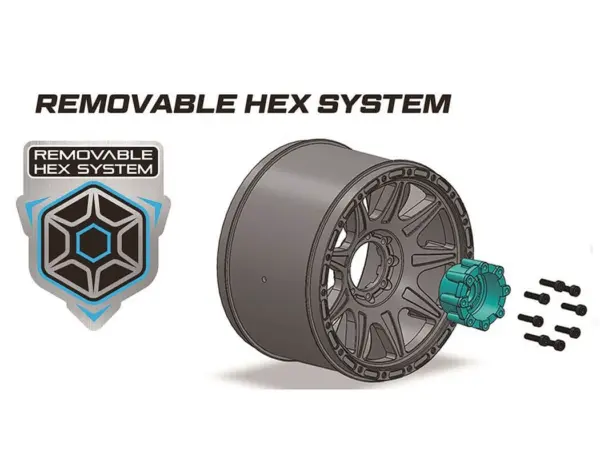 Louise Rc MFT Mt-Rocket 1/8 0" & 1/2" Offset Hex 17mm