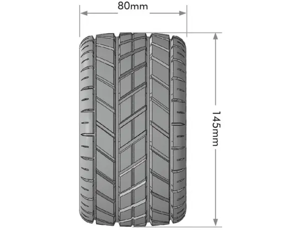 Louise Rc MFT Mt-Rocket 1/8 0" & 1/2" Offset Hex 17mm