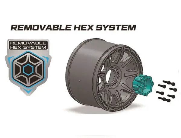 Louise Rc MFT Mt-Uphill 1/8 0" & 1/2" Offset Hex 17mm