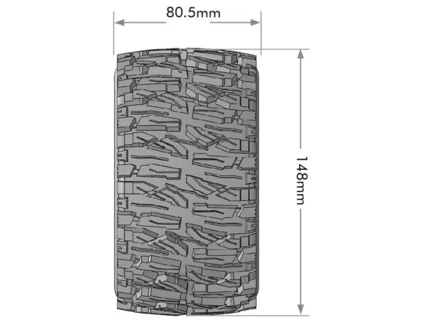 Louise Rc MFT Mt-Mallet 1/8 0" & 1/2" Offset Hex 17mm